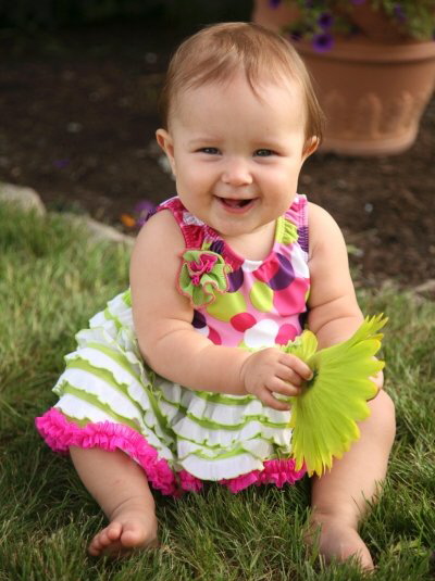 baby dot suit