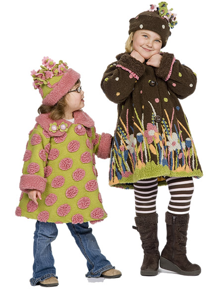 brown border pink green dot brown border pink green dot