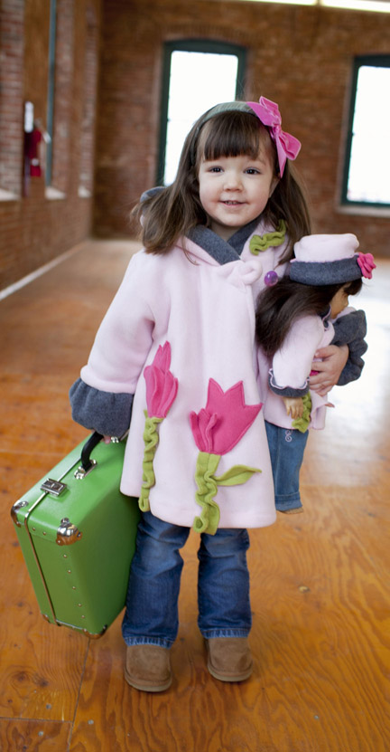 fleece girl doll sm